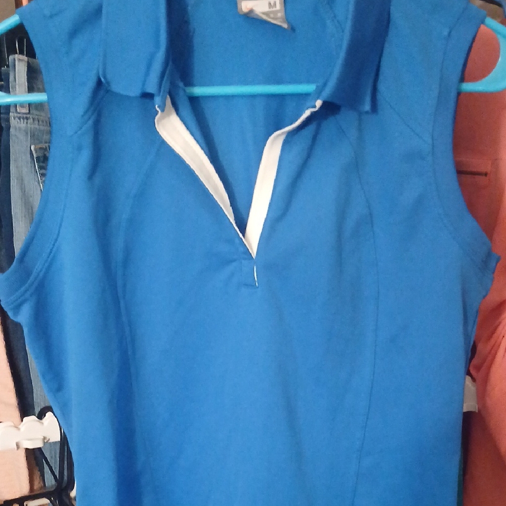 Nike Blue Sleeveless Tank Top